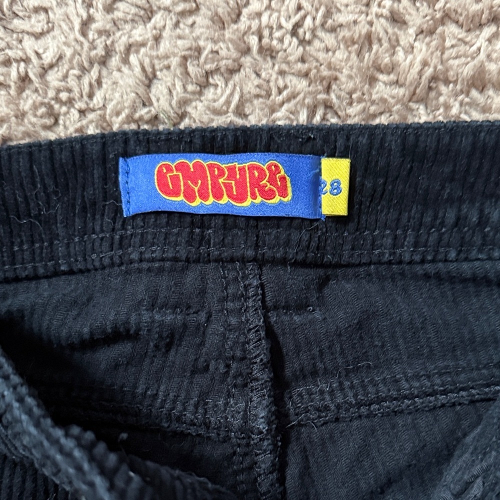 Empyre Men's Black Corduroy Pants - Picture 2 of 3